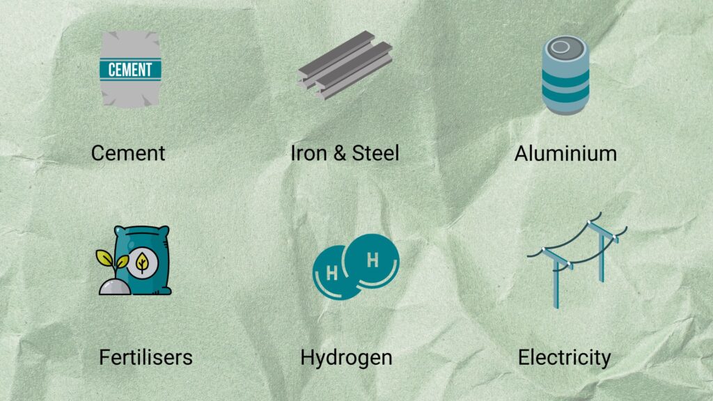 Cement, iron and steel, aluminium, fertilisers, hydrogen, and electricity are currently the goods covered under CBAM